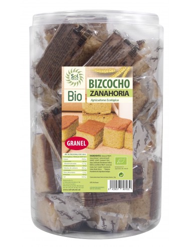 Bizcocho De Zanahoria Bio 20/U 20/U de Solnatural