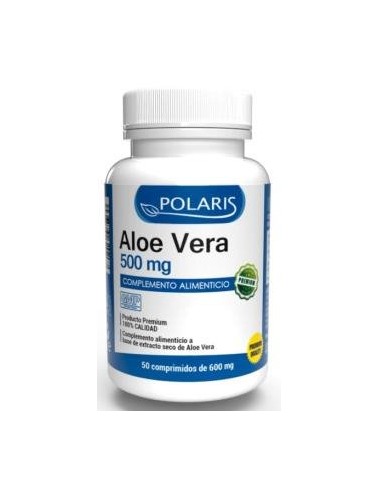 Aloe Vera 500Mg. 50 Comprimidos de Polaris