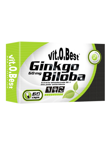 Ginkgo Biloba 600 Mg 60 Caps de Vit.O.Best