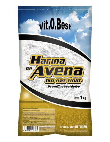 Harina De Avena 1 Kg Neutra de Vit.O.Best