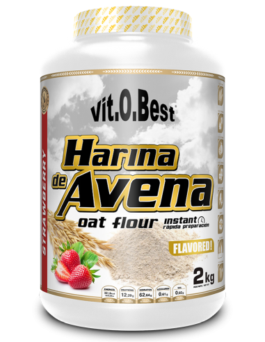 Harina De Avena 1 Kg Fresa de Vit.O.Best