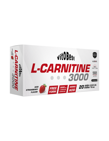 L-Carnitine 3000 Cola Zero 20 Viales de Vit.O.Best