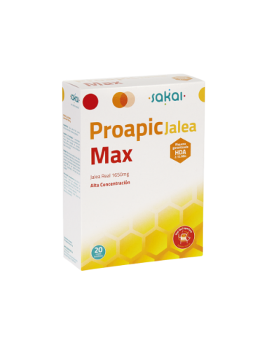 Proapic Jalea Max 20 Viales de Sakai