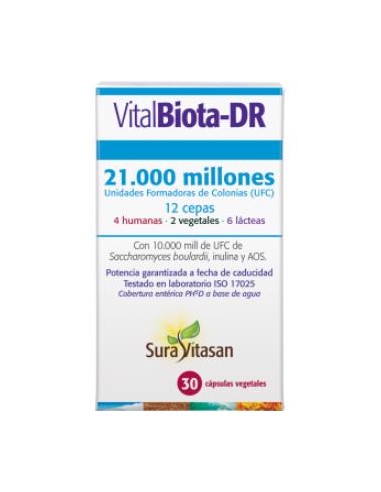 Vitalbiota-Dr 30Cap. (Refrigeracion) de Sura Vitasan