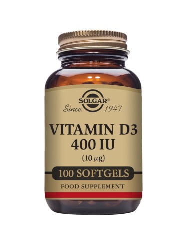 Vit D3 400 Ui 100 Caps de Solgar