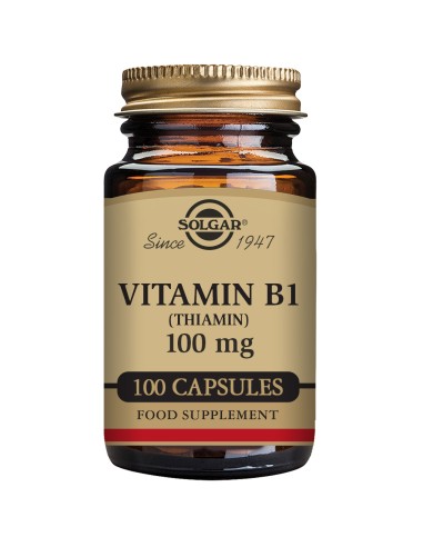 Vit B1 100 Mg (Tiamina)100 Caps de Solgar