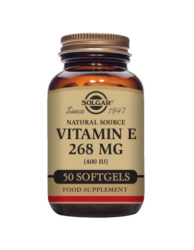 Vit E 400Ui (268Mg) Aceite 50 Caps de Solgar