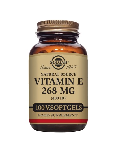 Vit E 400Ui (268Mg) Aceite 100 Caps de Solgar