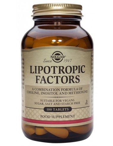 Lipotropicos 100 Comp de Solgar