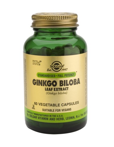 Spf Ginkgo Biloba 60 Caps de Solgar