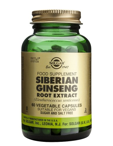 Spf Ginseng Siberiano 60 Caps de Solgar