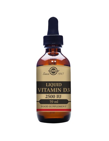 Vit D3 Liquida 2500Ui 59Ml. de Solgar