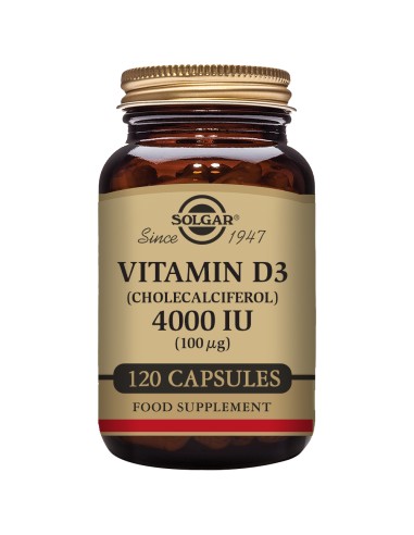 Vit D3 4000 Ui (100Mcg.) 120 Caps de Solgar