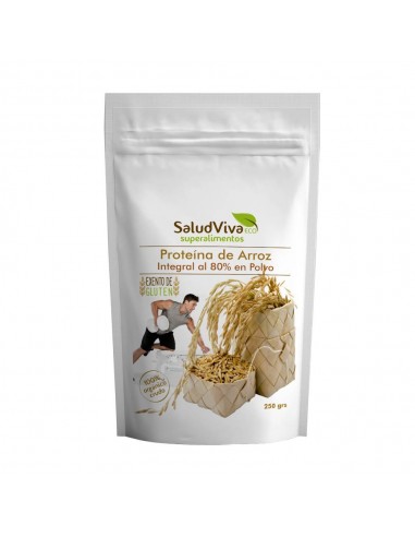 Proteina De Arroz 80% 250 Grs. de Salud Viva