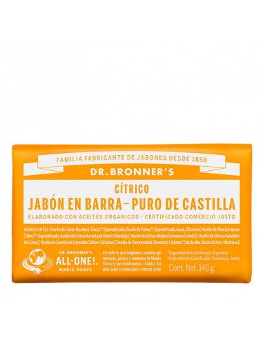 Jabon Pastilla Citrico 140 Gr de Dr Bronners