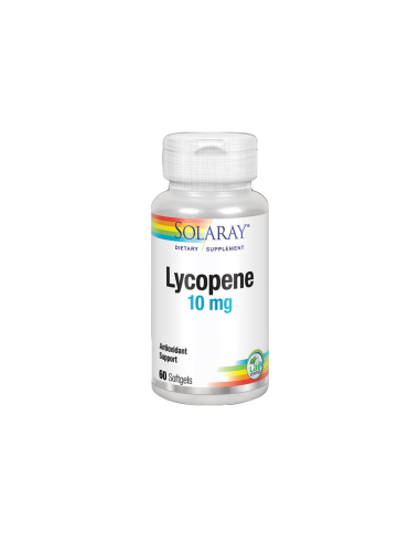 Lycopene 10 Mg 60  Perlas de Solaray