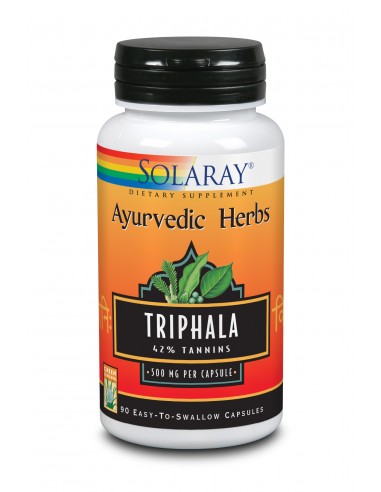 Triphala 500 Mg 90 Caps de Solaray