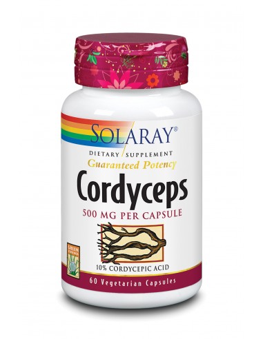 Cordyceps Extracto 500 Mg 60 Caps de Solaray