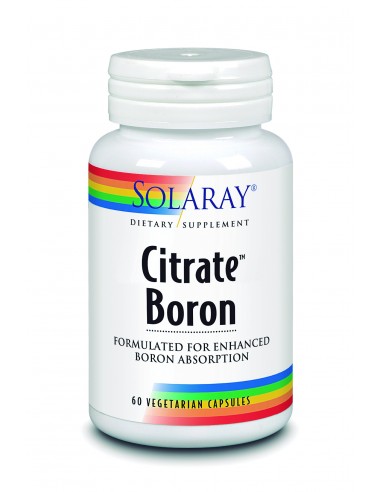 Boro Citrato 60 Vcaps de Solaray