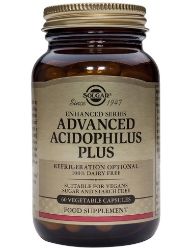 Avanced Acidophilus Plus 120 Caps Veg de Solgar