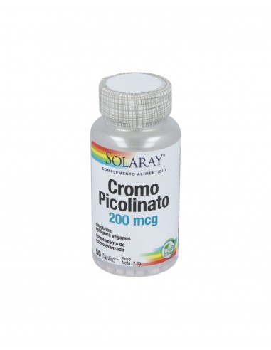 Chromium Picolinato 200Mcg. 50Comp.