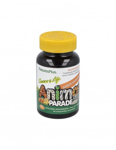 Animal Parade Multiv. Naranja 60Comp. Masticable