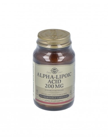 Acido Alfa Lipoico 200Mg. 50Vegicaps