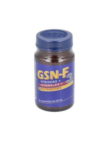 Gsn-F3 Vit. Y Min. Nutrientes 60Comp. 463 Mg.