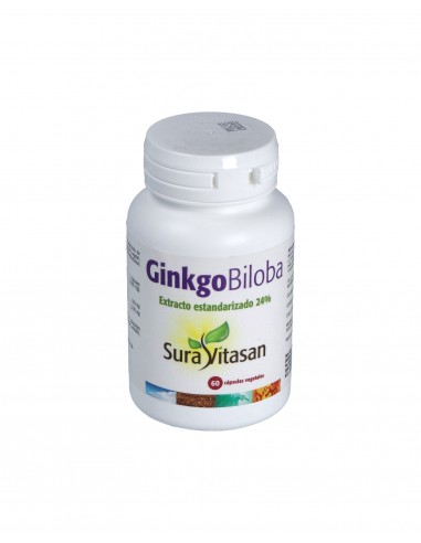 Ginkgo Biloba Estandarizado Al 24% 60Cap.