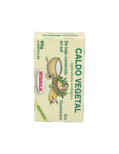 Caldo Vegetal Eco Bajo En Sal 6Pastillas