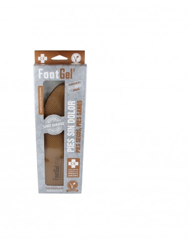 Footgel Plantillas Gel Hombre Naranjo Talla 39-42