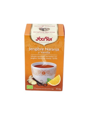 Yogi Tea Jengibre-Naranja-Vainilla 17Infusiones