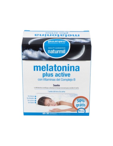 Melatonina Plus Active 1,9Mg. 60+30Comp.