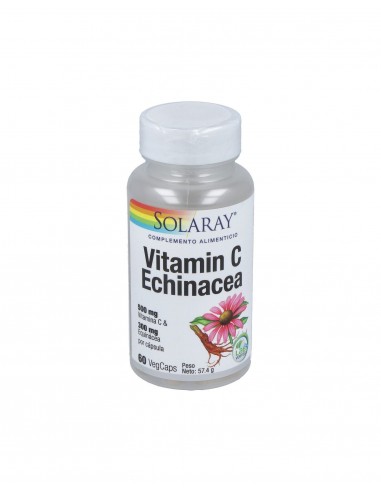 Vitamina C 500Mg + Echinacea 300Mg. 60Cap.