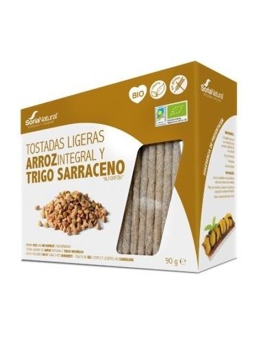 Tostadas De Arroz Integral Y Trigo Sarraceno 95Gr.