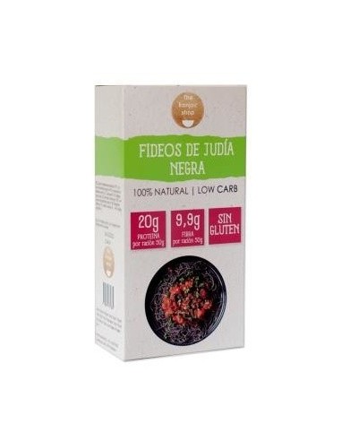 Fideos Proteicos De Judia Negra 200Gr.