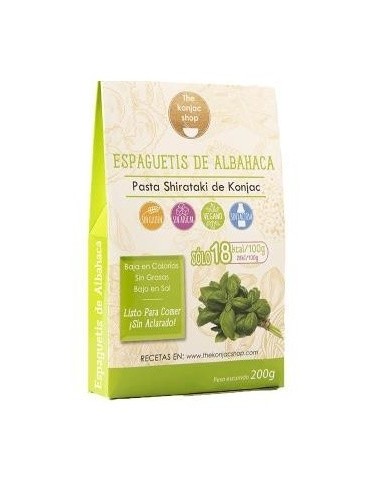 Espaguetis De Albahaca De Konjac 200Gr.