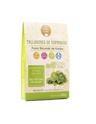 Tallarines De Espinacas  De Konjac 200Gr