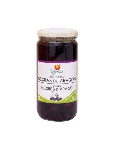 Olivas Negras Aragon 390Gr. Bio