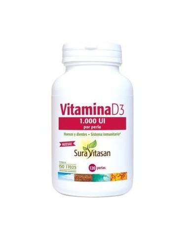 Vitamina D3 1.000Ui 120Perlas.