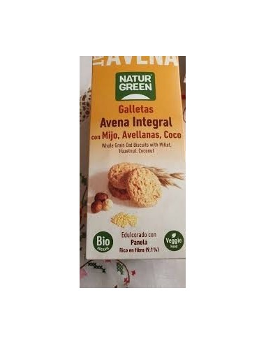 Naturgreen Galleta De Avena Integral Con Mijo, Ave de Naturg