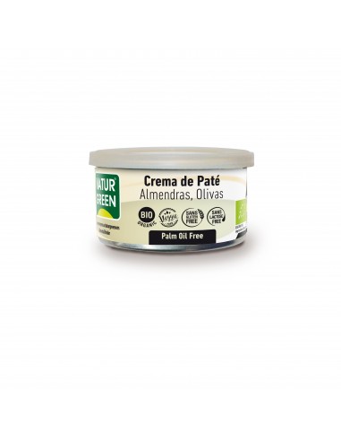 Naturgreen Crema Pate Almendras Olivas 130 Gr de Naturgreen