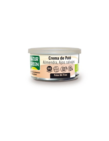 Naturgreen Crema Pate Almendra Ajos Salvajes 130 G de Naturg