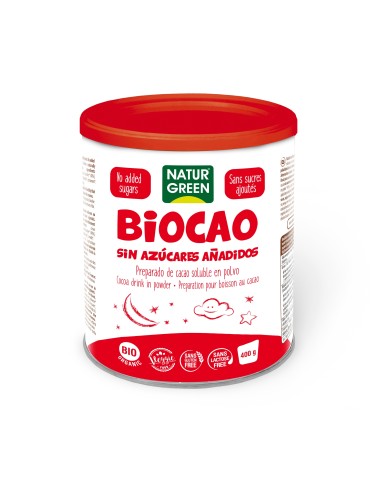 Naturgreen Biocao Sin Azucares Aðadidos Bio 400 G de Naturgr