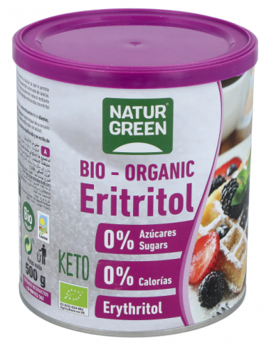 Eritritol Endulzante 500Gr. Bio de Naturgreen