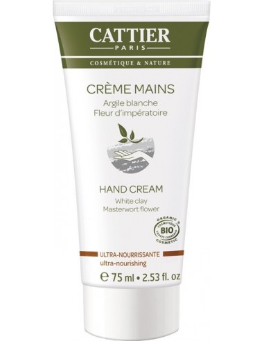 Crema De Manos Ultra Nutritiva 75 Ml de Cattier