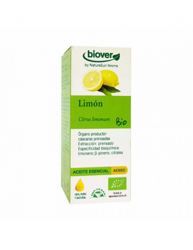 Aceite Esencial Limon-Citrus limonum bio 10ml Biover