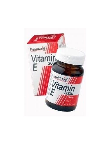 Vit. E Natural 200Ui 60Vcap. Health Aid de Health Aid