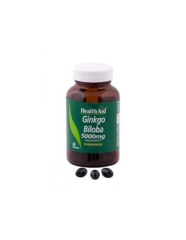 Ginkgo Hoja Ext.Estand. 30Cap. Health Aid de Health Aid