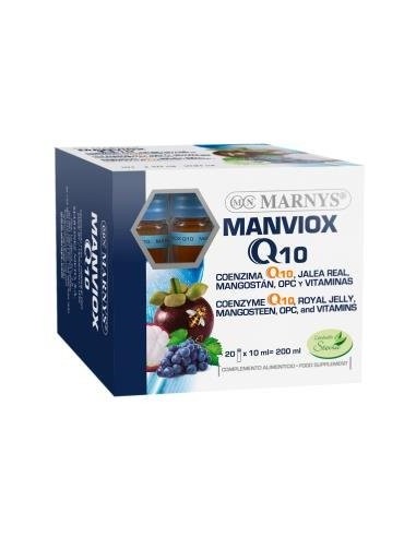 Manviox Q10 ? Conenzima Q10 + Jalea Real + Mangostán + Poc Y Vitaminas-   20 Viales X 10 Ml Marnys